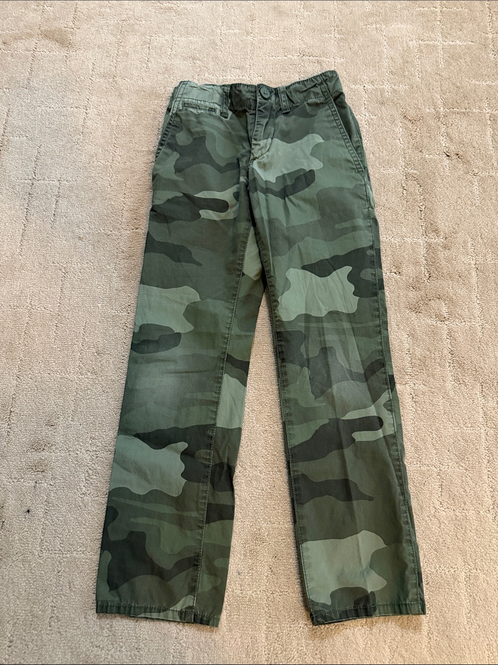 GAP Boys Camo, light weight pants size 8